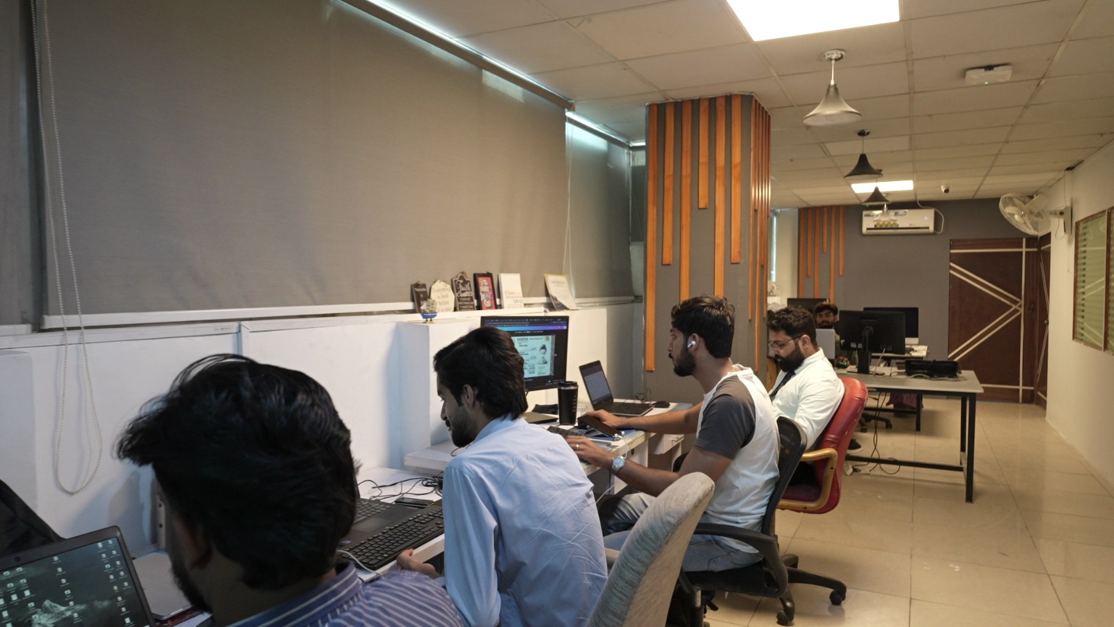Team Working in Office